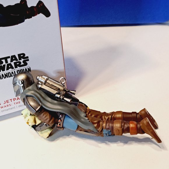 Hallmark GROGU'S JETPACK ADVENTURE Christmas Ornament Star Wars Mandalorian 2023 - Picture 3 of 6